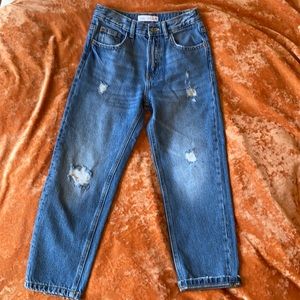 Kids Zara Mom Fit Jeans
